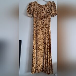 AFRM Leopard Print Maxi Dress